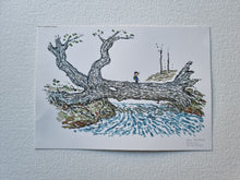 Load image into Gallery viewer, Original Di02729 Fallen oak still living illustration