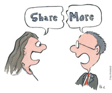 Load image into Gallery viewer, Original Di02748 debating share more illustration