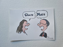 Load image into Gallery viewer, Original Di02748 debating share more illustration