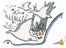Load image into Gallery viewer, Original Di02749 birds of hiker illustration