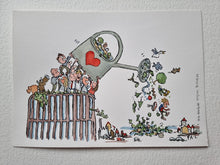 Load image into Gallery viewer, Original Di02822 watering biodiversity illustration