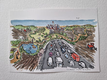 Load image into Gallery viewer, Original Di02824 biodiversity bridge illustration