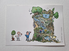 Load image into Gallery viewer, Original Di02832 Biodiversity pot vs nature park illustration