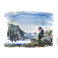Dj00247 Original watercolor