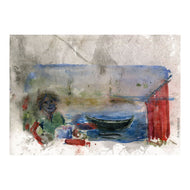 Dj00248 Original watercolor