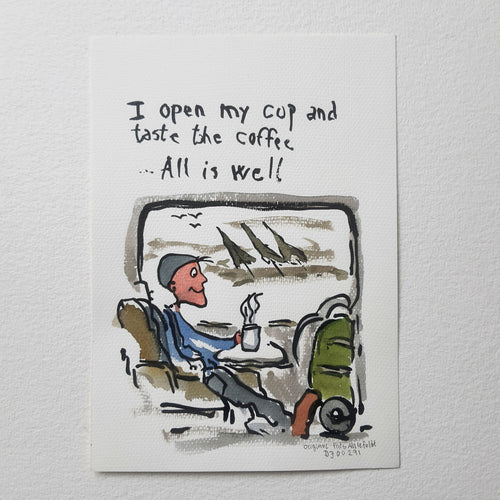 Dj00291 Original drawing Train sketch