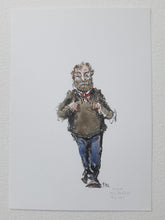 Load image into Gallery viewer, Pic033 Original drawing people A4 size