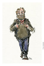 Load image into Gallery viewer, Pic033 Original drawing people A4 size