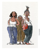 Pic035 Original drawing people A4 size