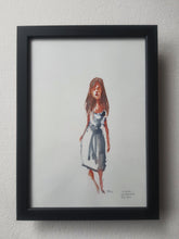 Load image into Gallery viewer, Pw002 Original A4 size Watercolor of people
