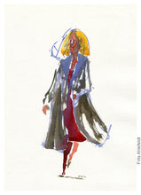 Load image into Gallery viewer, Pw003 Original A4 size Watercolor of people