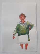 Load image into Gallery viewer, Pw007 Original A4 size Watercolor of people
