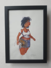 Load image into Gallery viewer, Pw008 Original A4 size Watercolor of people