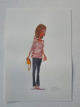 Load image into Gallery viewer, Pw010 Original A4 size Watercolor of people