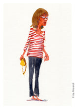 Load image into Gallery viewer, Pw010 Original A4 size Watercolor of people