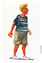 Load image into Gallery viewer, Pw012 Original A4 size Watercolor of people