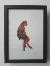 Load image into Gallery viewer, Pw014 Original A4 size Watercolor of people