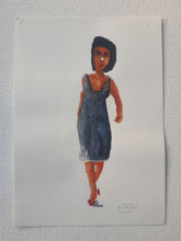 Load image into Gallery viewer, Pw015 Original A4 size Watercolor of people