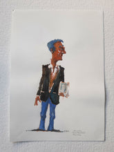 Load image into Gallery viewer, Pw016 Original A4 size Watercolor of people