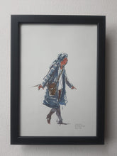 Load image into Gallery viewer, Pw018 Original A4 size Watercolor of people