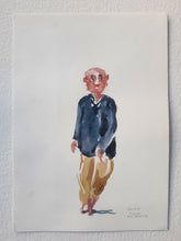 Load image into Gallery viewer, Pw019 Original A4 size Watercolor of people