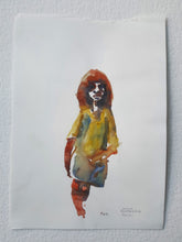 Load image into Gallery viewer, Pw021 Original A4 size Watercolor of people