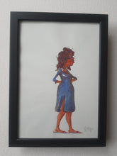 Load image into Gallery viewer, Pw030 Original A4 size Watercolor of people