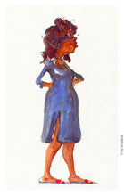 Load image into Gallery viewer, Pw030 Original A4 size Watercolor of people