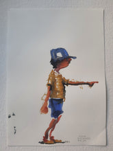Load image into Gallery viewer, Pw031 Original A4 size Watercolor of people