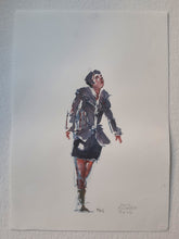 Load image into Gallery viewer, Pw032 Original A4 size Watercolor of people