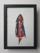 Load image into Gallery viewer, Pw033 Original A4 size Watercolor of people