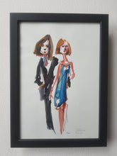 Load image into Gallery viewer, Pw034 Original A4 size Watercolor of people