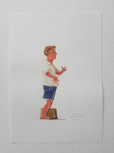 Load image into Gallery viewer, Pw036 Original A4 size Watercolor of people