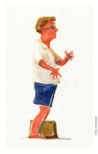 Load image into Gallery viewer, Pw036 Original A4 size Watercolor of people