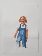 Load image into Gallery viewer, Pw037 Original A4 size Watercolor of people