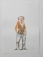 Load image into Gallery viewer, Pw038 Original A4 size Watercolor of people
