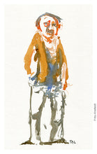 Load image into Gallery viewer, Pw038 Original A4 size Watercolor of people