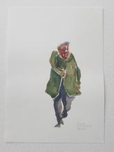 Load image into Gallery viewer, Pw039 Original A4 size Watercolor of people