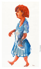 Load image into Gallery viewer, Pw041 Original A4 size Watercolor of people