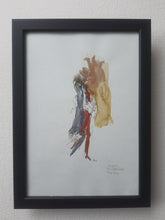 Load image into Gallery viewer, Pw043 Original A4 size Watercolor of people