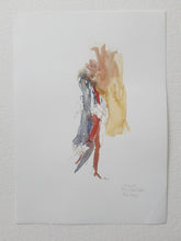 Load image into Gallery viewer, Pw043 Original A4 size Watercolor of people