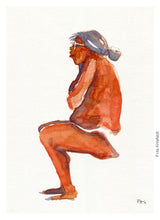 Load image into Gallery viewer, Pw047 Original A4 size Watercolor of people