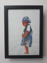 Load image into Gallery viewer, Pw048 Original A4 size Watercolor of people