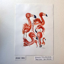 Load image into Gallery viewer, ZOO-001 Flamengo watercolor