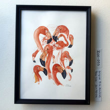 Load image into Gallery viewer, ZOO-003 Flamengo watercolor