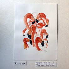 Load image into Gallery viewer, ZOO-003 Flamengo watercolor