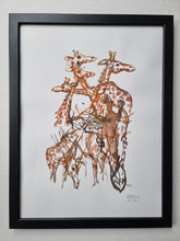 Load image into Gallery viewer, ZOO-014 Original giraffe watercolor