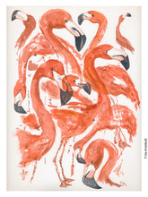 Load image into Gallery viewer, ZOO-017 Original flamingos watercolor
