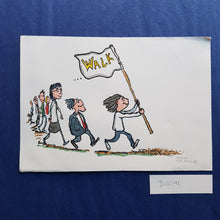 Load image into Gallery viewer, Original Di01341 Walk flag group illustration