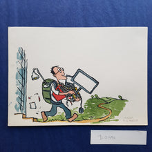 Load image into Gallery viewer, Original Di01350 Taking office outdoors illustration
